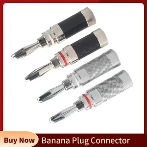 Banana utikač konektor za vrhunski zvuk: Rodijum presvučen, karbonska vlakna, otporan na koroziju, jasni audio detalji – POTROŠAČKA ELEKTRONIKA