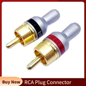 RCA muški audio konektor pozlaćen bakreni AV kabl za vrhunski zvuk i izdržljivost. Idealno za sve audio aplikacije! – POTROŠAČKA ELEKTRONIKA